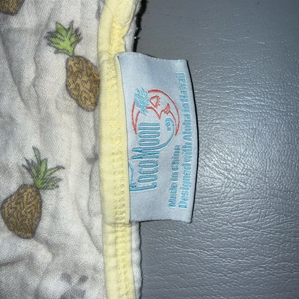 Pineapple Print‎ baby burp cloth